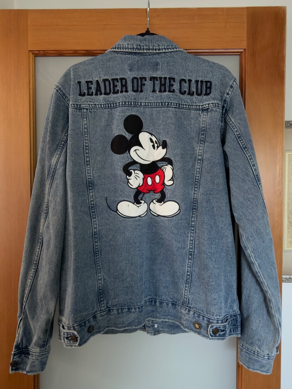 Adult Mickey Mouse Denim Jacket
